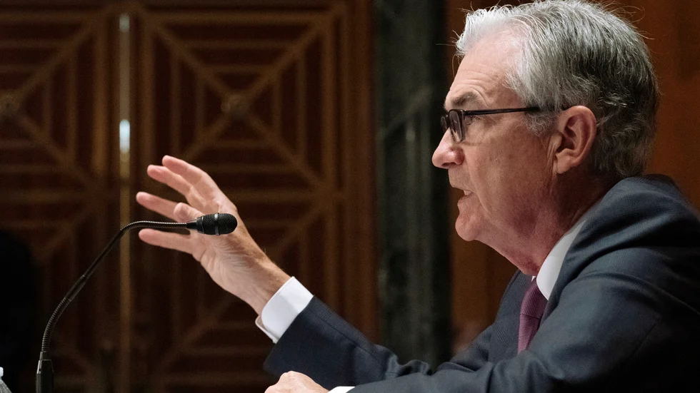 USA:s centralbank Federal Reserve (Fed), med chefen Jerome Powell, kan enligt allt fler Fed-ledamöter behöva börja strama åt pandemistimulanserna i år. Arkivbild