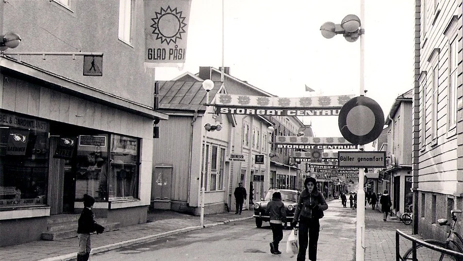 Piteå gågata fyller 60 år i dag.