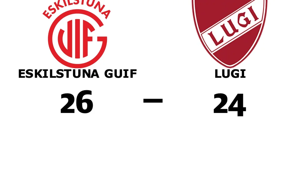 Eskilstuna Guif vann mot Lugi HF