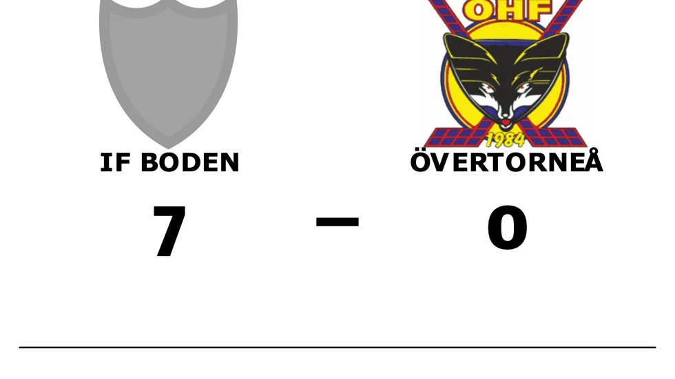 IF Boden Hockey vann mot Övertorneå HF