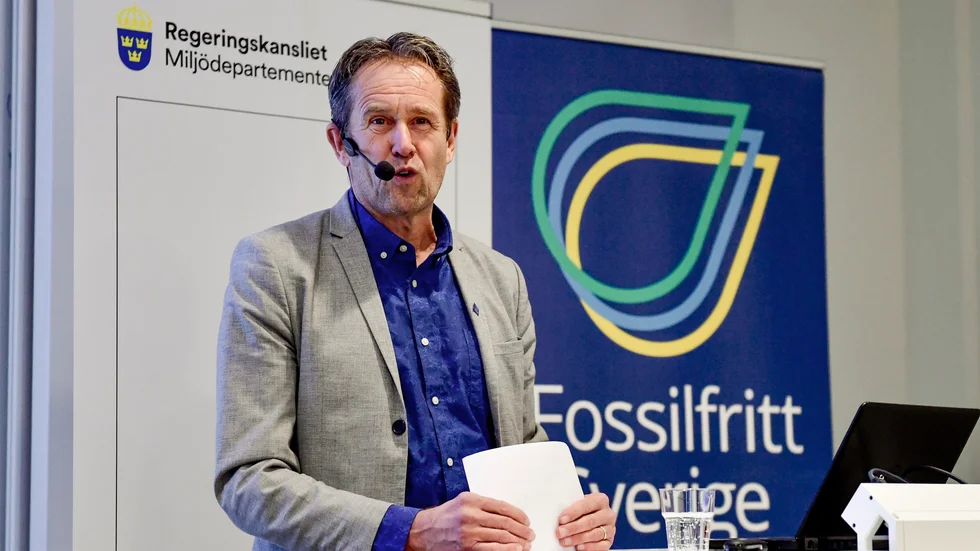 Svante Axelsson, nationell samordnare för Fossilfritt Sverige, som regeringen startade 2015 med syfte att öka takten i klimatomställningen. Arkivbild.