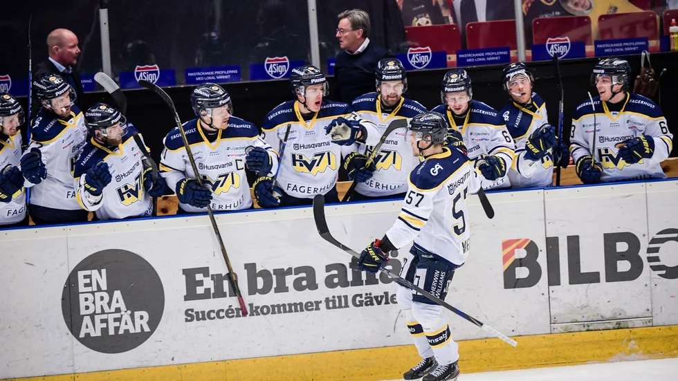 HV71 slog Troja Ljungby med 6–3 i Smålandslagens första match sedan 1985. Arkivbild.