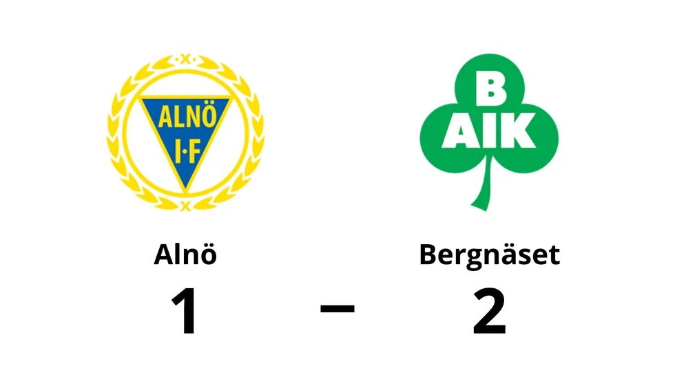 Alnö IF förlorade mot Bergnäset