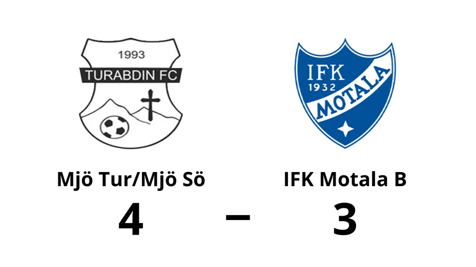 Mjölby Turabdin FC/Mjölby Södra IF B vann mot IFK Motala FK B