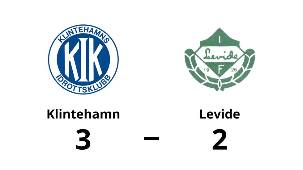 Klintehamns IK vann mot Levide IF