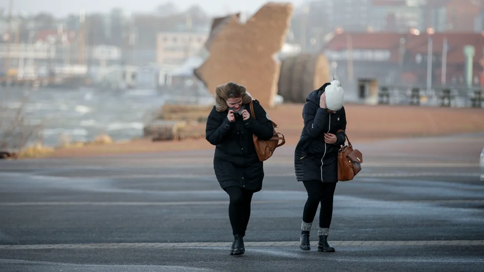På fredagen kan det bli storm igen i Västsverige, som här i Göteborg under ett tidigare oväder.