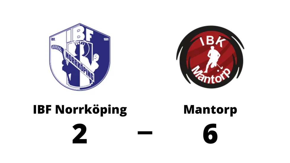 IBF Norrköping förlorade mot IBK Mantorp