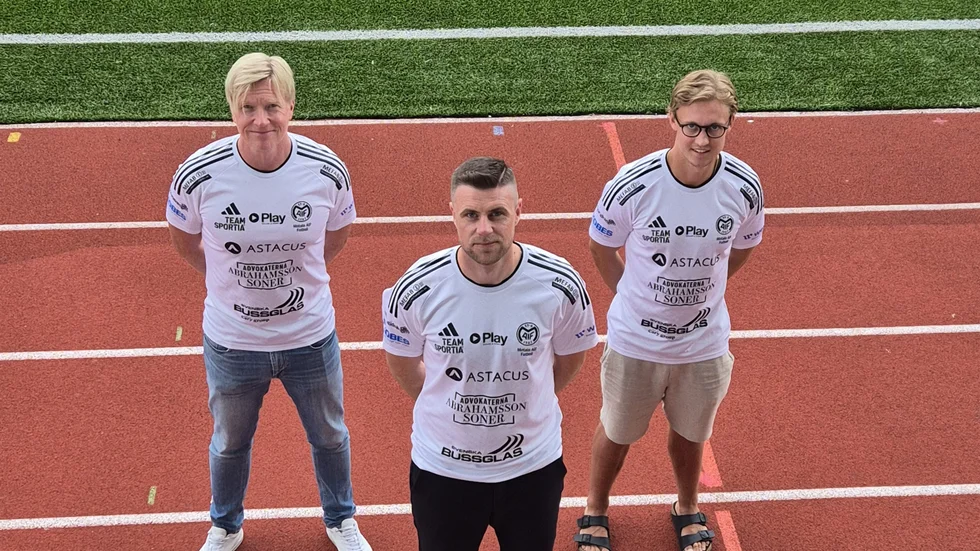 Motala AIF:s tränartrio i höst. Jesper Beurling i mitten blir huvudansvarig, med Göran Ekh och David Lantz bredvid sig i den nya konstellationen efter Agim Hasani. Maif startar träningen på torsdag.