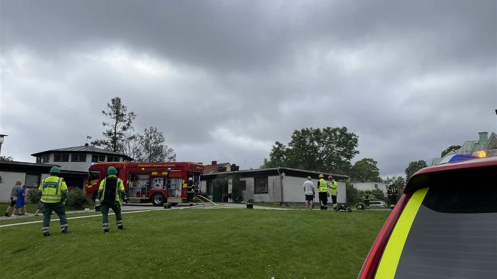 Brand vid Marieborgskyrkan