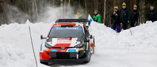 Rallyteam i olycka utanför Umeå 