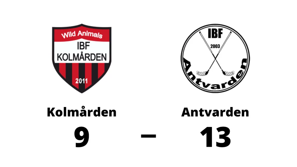 IBF Kolmården förlorade mot IBF Antvarden