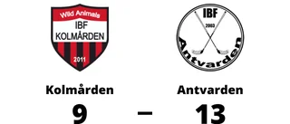 Seger för Antvarden borta mot Kolmården