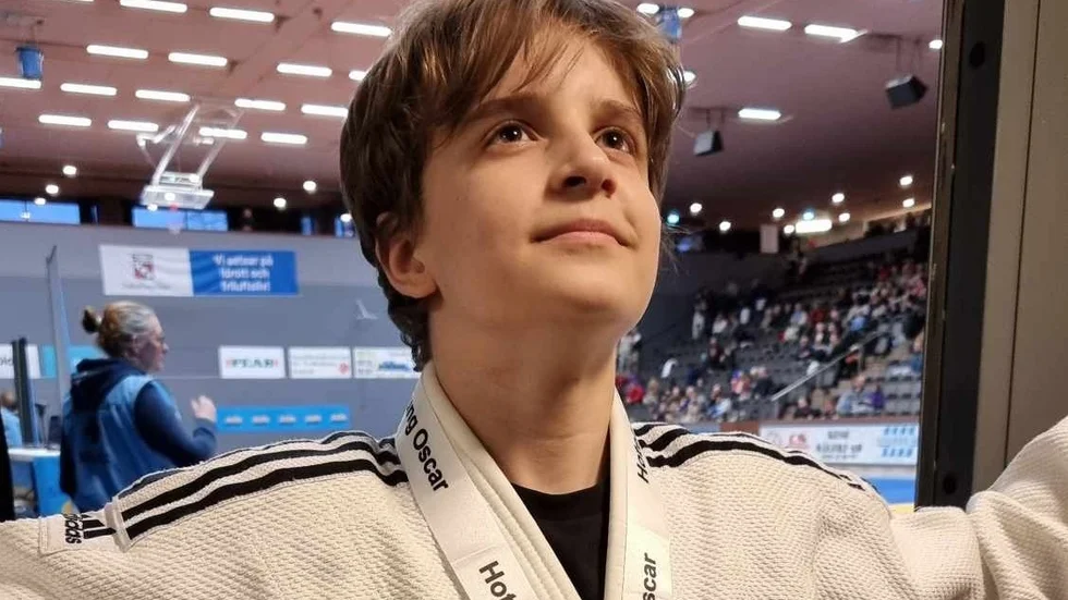 Oxelösunds judoklubbs Oscar Borin plockade hem ett SM-dilver i helgen.
