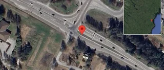 Större trafikolycka på väg 372 - stopp i ett körfält
