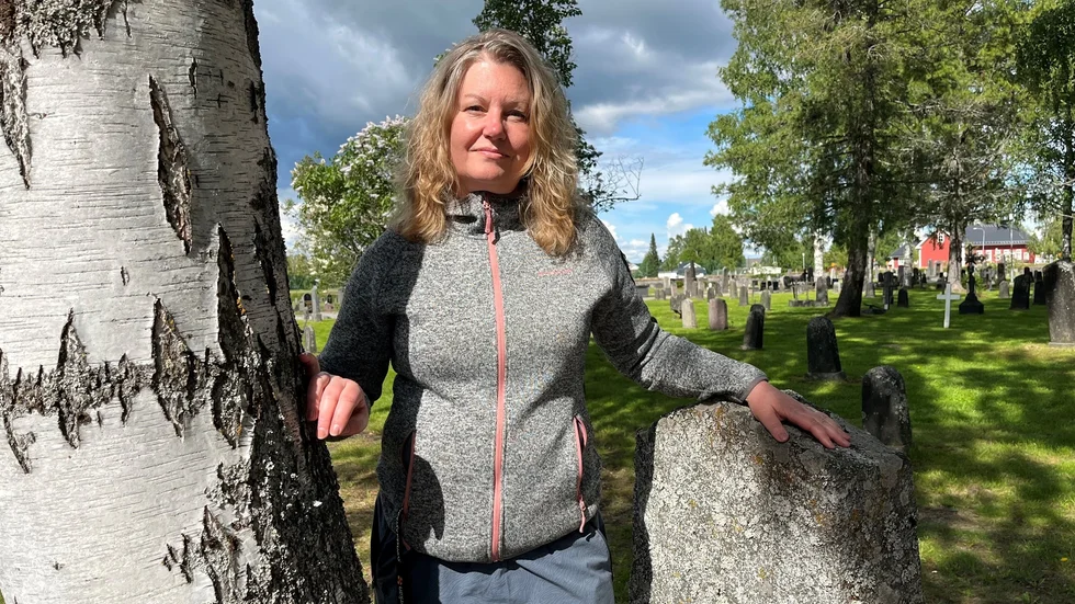 Marika Berglund är chef för både fastigheter och kyrkogårdar i Piteå församling. 