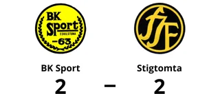 Palm fixade kryss i 87:e minuten för Stigtomta mot BK Sport