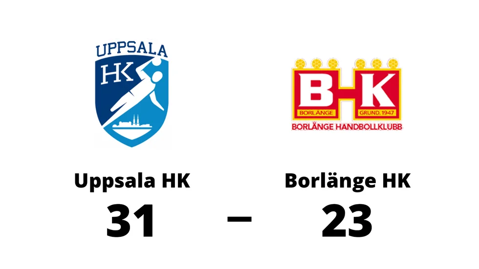 Uppsala HK vann mot Borlänge HK