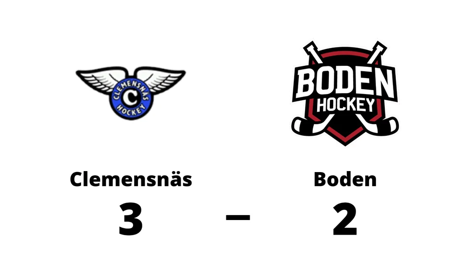 Clemensnäs HC vann mot Bodens HF