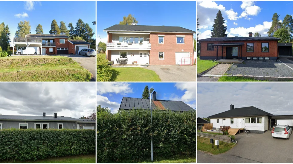 Norra Pitholmsvägen 11, Svarvargatan 16, Skaftgatan 3, Fasanvägen 8, Ankarskatavägen 51 och Tistelvägen 9