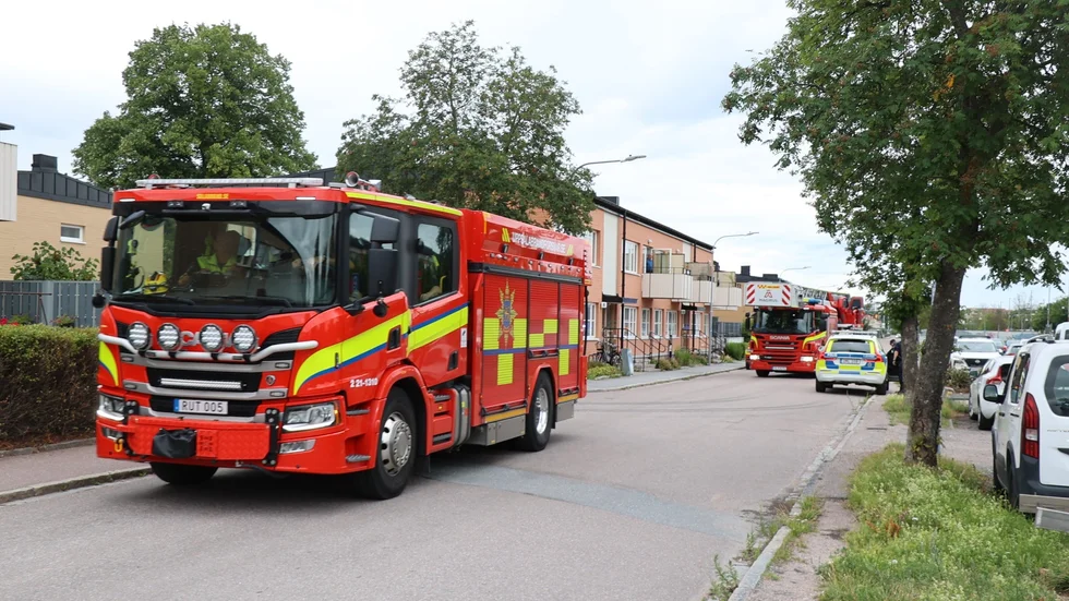 Räddningstjänst larmades till platsen med kunde snabbt vända hem igen.