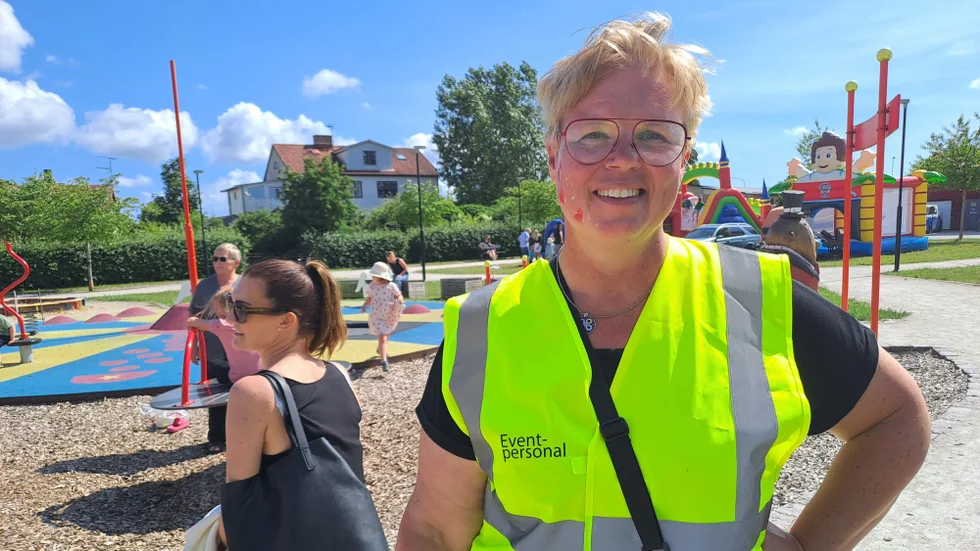 Åsa Gustafsson, eldsjäl och ordförande i Hemse företagarförening, som arrangerar Hemsedagen var nöjd med dagen.