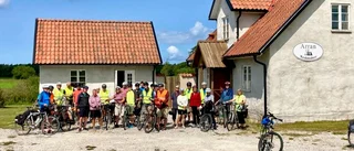 Cykelfrämjandet på tur i Sproge och Eksta socknar