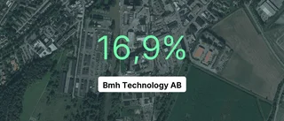 Fin marginal för Bmh Technology AB - slår branschsnittet