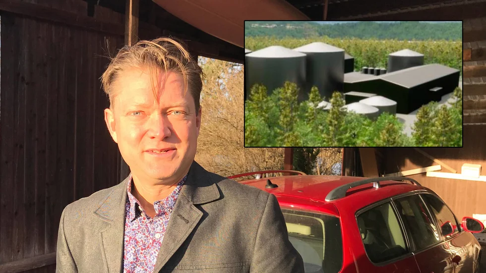 Kaj Wågdahl är ordförande i Eskilstuna Biogas AB som vill bygga en storskalig biogasanläggning i Kjula. 