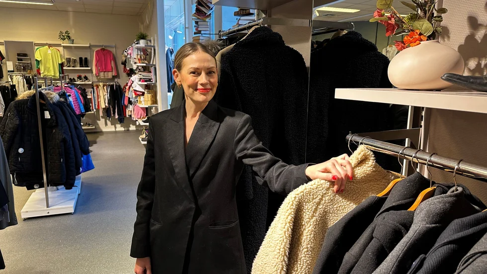 Veronica Wendin hoppas på mycket folk under lördagens klädbytardag.