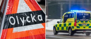 En person till sjukhus efter misstänkt smitning