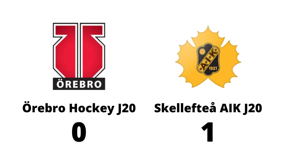 Örebro Hockey J20 förlorade mot Skellefteå AIK J20