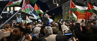 Demonstranter jublade när Schweiz vann