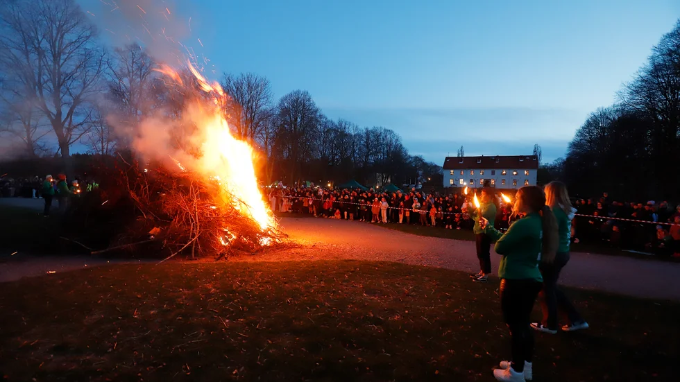 Valborgselden vid Sundbyholms slott förra året.