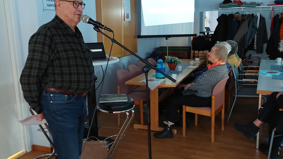 Thord Nilsson berättar om Hellevik i Norge.