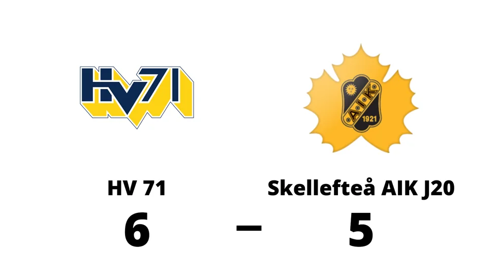 HV 71 vann mot Skellefteå