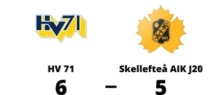 HV 71 starkast i straffläggningen mot Skellefteå AIK J20
