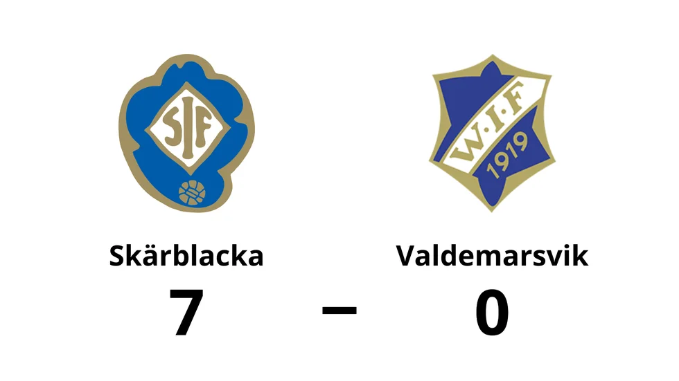 Skärblacka IF vann mot Valdemarsviks IF