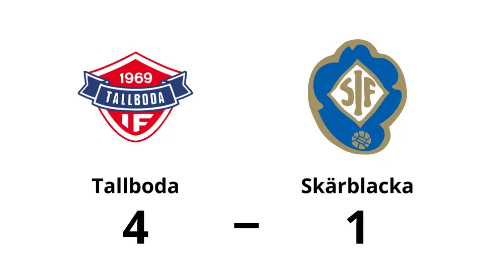 Tallboda IF vann mot Skärblacka IF