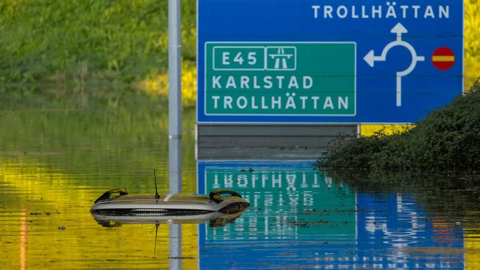 I helgen kom skyfallet till Västra Götaland och trakterna kring Trollhättan.
