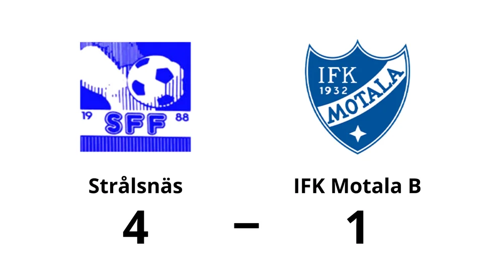 Strålsnäs FF vann mot IFK Motala FK B