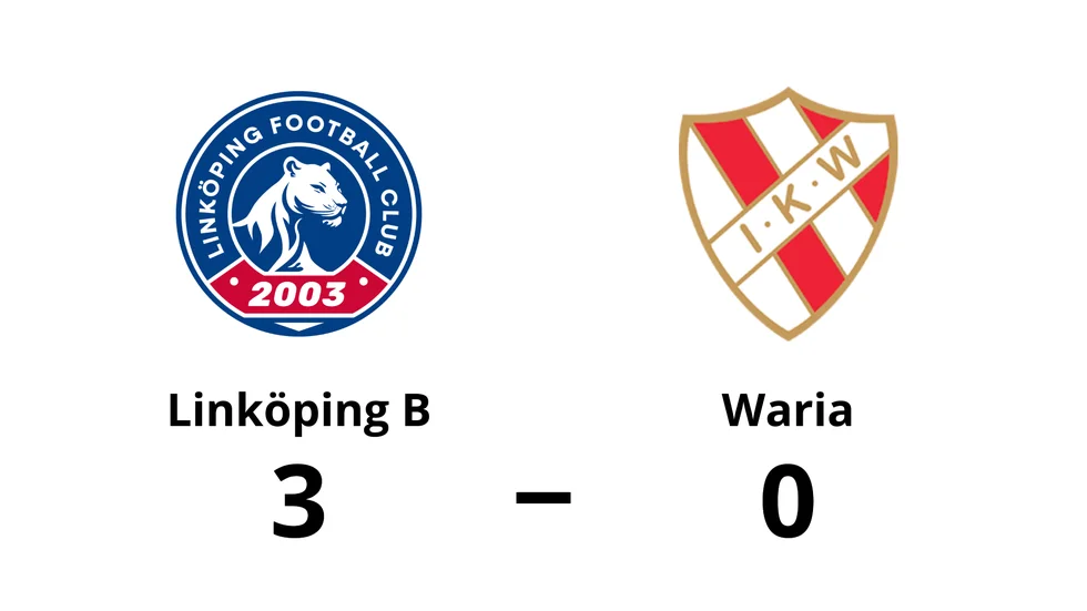 Linköpings FC B vann mot IK Waria