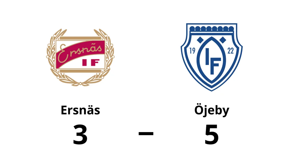 Ersnäs IF förlorade mot Öjeby IF