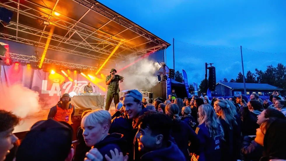 Kaliffa på LÅ Vibe på Porsön.