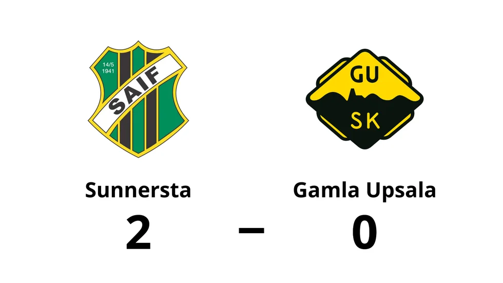 Sunnersta AIF vann mot Gamla Upsala SK