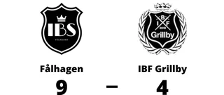 Bortaförlust för IBF Grillby - 4-9 mot Fålhagen