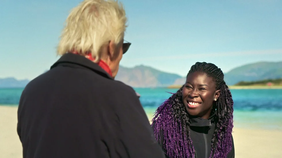 Ebonita Baldeh från Eskilstuna är en av deltagarna i "Lerin på Lofoten". Under tisdagen sänds programmets tredje avsnitt av sex totalt.