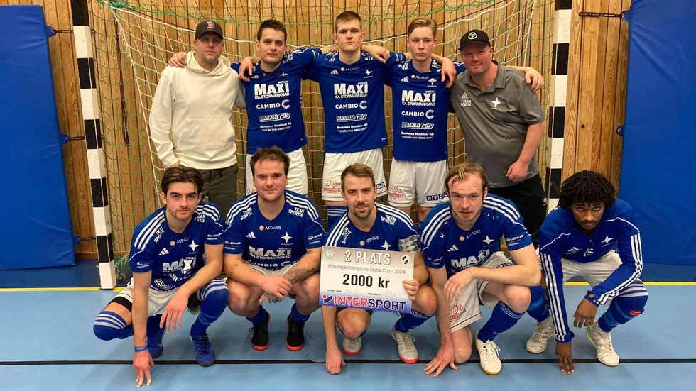 Silverlaget. IFK Motala kom tvåa i helgens Södracupen i Mjölby efter finalförlust mot Mjölby AI i finalen i Lagmanshallen.
