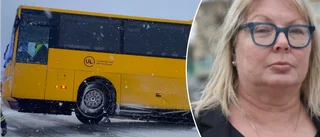 Skolbussarna ställdes in – så slår snövädret mot busstrafiken