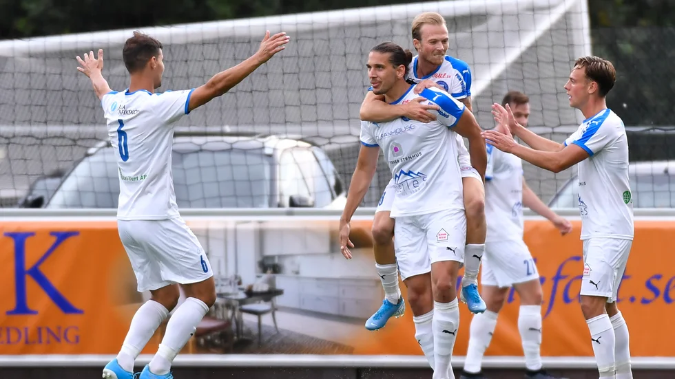 Akropolis slutade femma i superettan 2020. Arkivbild.