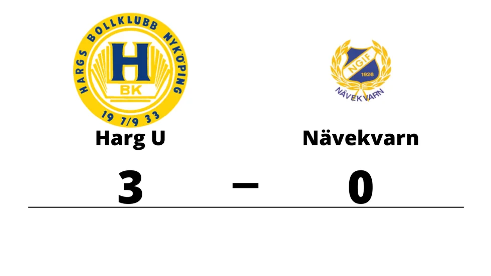 Hargs BK U vann mot Nävekvarns GoIF